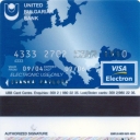 UNITED BULGARIAN BANK – Visa Electron – 5
