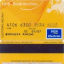 HVB Bank Biochim –  Visa Electron – 1