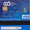 CENTRAL COOPERATIVE BANK - Visa Electron - Planets blue - 2