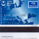 UNITED BULGARIAN BANK – Visa Electron – 6