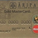 Gold credit card