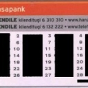 Internet Banking Code Card