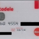 Citadele MasterCard with red stripes