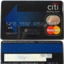 Banking card black