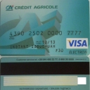 Credit Agricole Visa Electron