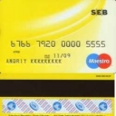 SEB Bank Debit Card