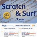 20 EUR Scratch & Surf Skynet/Belgacom