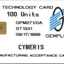 CYBERIS 100 Units 09/17/1996 INFO TECHNOLOGY CARD