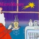 Santa Claus with cup of coffee