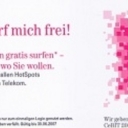 Ihr HotSpot Pass - Ich surf mich frei (magenta blob)