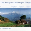 Annapurna Himalayan Range - view from Dhampus