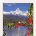 Machhapuchhre peak from Phewa lake, Pokhara
