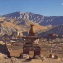 Mustang. Chorten Gate Entry to Tsarang