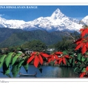 Phewa Lake, Pokhara, and Annapurna Himalayan Range