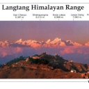 Langtang Himalayan Range sunrise from Nagarkot