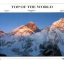 Mt. Everest and Nuptse viewed from Kala Patthar