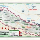Miniaturization of the Nepal Map (1:5 660 000)