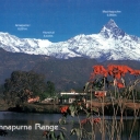 Phewa Lake, Pokhara and the Annapurna Range