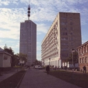 Arkhangelsk. Chumbarov-Luchinsky street. House of Books