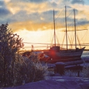 Arkhangelsk. Schooner 