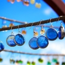 Blue Ear-rings