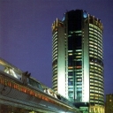 The 2000 Tower and the Bagration Footbridge. St. Petersburg