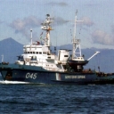 Coast guard near Kamchatka peninsula