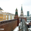 Moscow. View of Red Square from the Spasskaya Tower