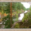 Karelia. Kivach waterfalls