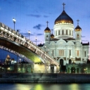 Moscow. The Cathedral of Christ the Saviour