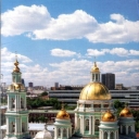 Moscow. The Cathedral of Epiphany in Yelokhovo