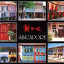 Colonial Chinese Shop Houses, Chinatown, Singapore