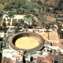 Panoramic view of Ronda, Bullfight Square