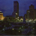 Madrid. Spain Square at Night