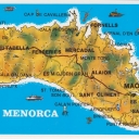 Menorca map