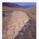 Death Valley. Mesquite Flat Dunes. Sand and Mud Flat Pattern