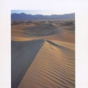 Death Valley. Soft Dawn Light on Sand