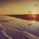 Sunset on the Gulf Coast of South Texas