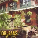 New Orleans. French Quarter Courtyard