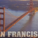 San Francisco. Golden Gate Bridge (aerial photo)