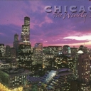 Chicago skyline at dusk