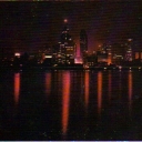 Night Skyline view of Detroit
