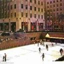 Lower Plaza at Rockefeller Center, N.Y.C.