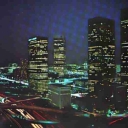 Los Angeles in the night