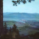 View of location of Sandpoint, Idaho