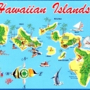 Map of Hawaiian Islands