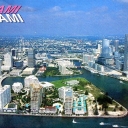 Miami on Biscayne Bay showing the Miami River