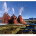 Fly Geyser in the Black Rock Desert in Nevada