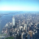New York City Skyline, aerial view