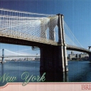 The Manhattan and Brooklyn Bridges